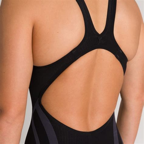 Arena Womens Powerskin Carbon Core Fx Open Back Black Gold