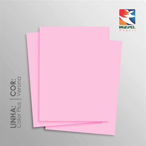 COLOR PLUS A4 VERONA 180G C 50 FLS KGEPEL Papéis