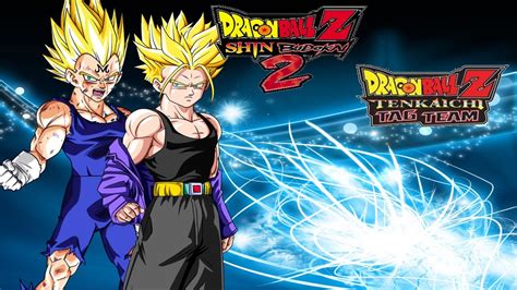 Dbz Shin Budokai 2 And Tenkaichi Tag Team Majin Vegeta V Ssj Trunks