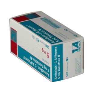 Amlodipin 1 A Pharma 5 Mg Tabletten N 100 St Shop Apotheke