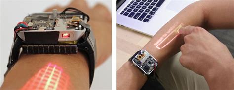 Smart Watch With An Integrated Projector Turns Wearers Skin Into A