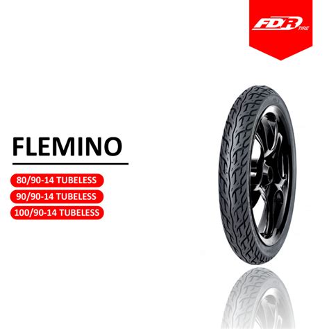 Jual Ban Motor Tubeless Fdr Flemino Ban Luar Matic Ring Shopee