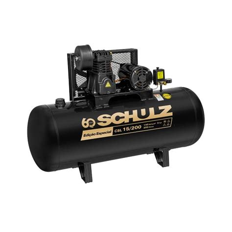 Compressor De Ar Schulz Csl Lts Linha Anos Hp Monof Sico V