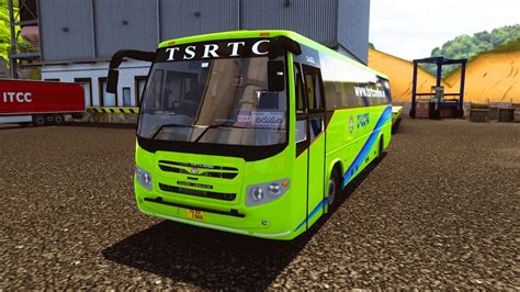 TSRTC Rajadhani Bus Hanumakonda To Tirupati Bus Euro Truck Simulator