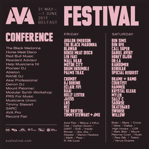 Ava Festival Belfast Festival Music Festival Uk Festivals