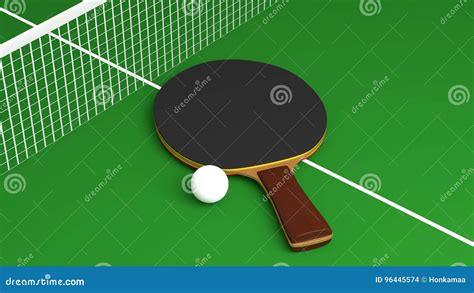 Table Tennis Stock Illustration Illustration Of Handle 96445574