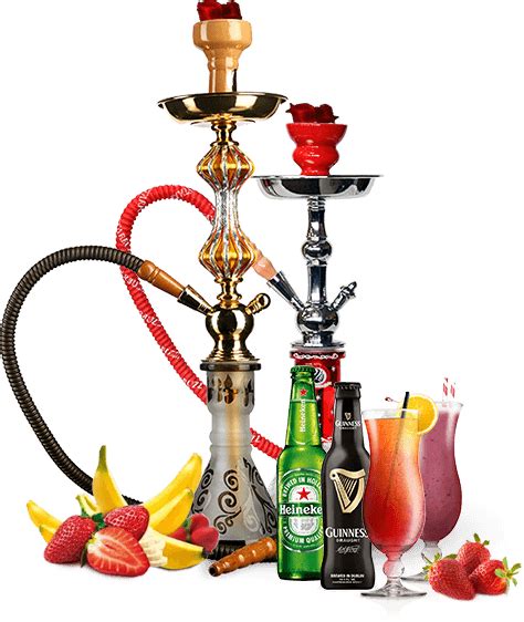 Drinks And Hookah At Fusion Bar And Lounge Hookah And Drinks Png