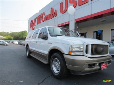 2003 Oxford White Ford Excursion Eddie Bauer 81245980 Car Color Galleries