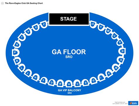 The Rave-Eagles Club Seating Charts - RateYourSeats.com