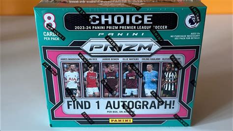 Panini Premier League Prizm Choice Box Break Legend Auto And