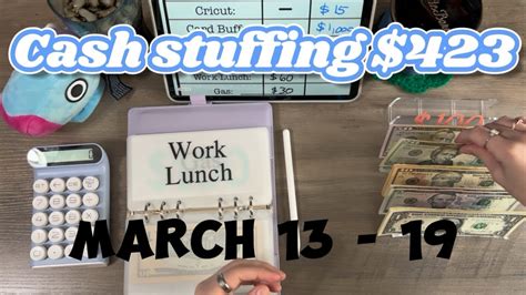 Low Income Cash Stuffing March Week Paycheck Youtube