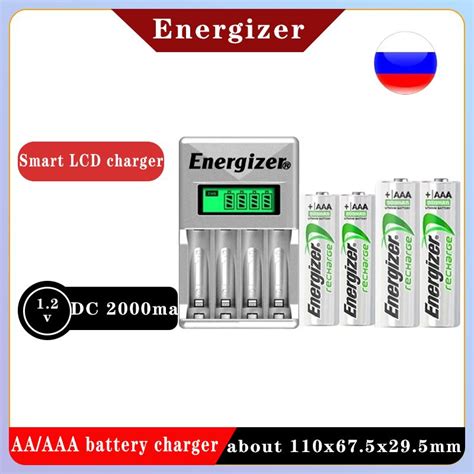 Energizer AA AAA Ni MH Rechargeable Batteries With 4 Slots LCD Display