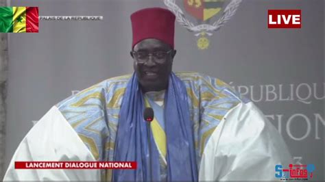 Le Grand Serigne De Dakar Pape Ibrahima Diagne Au Dialogue National