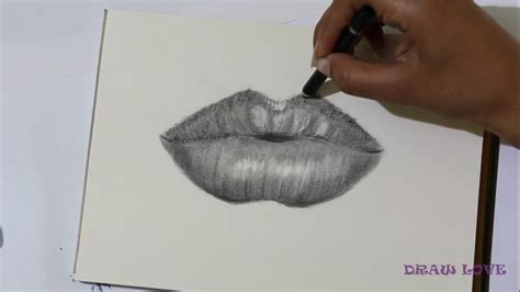 Drawing A Mouth How To Draw Mouth Realistic Como Dibujar Boca Realista Youtube