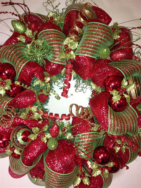 Diy Christmas Wreaths Using Mesh | Diy House Plans App