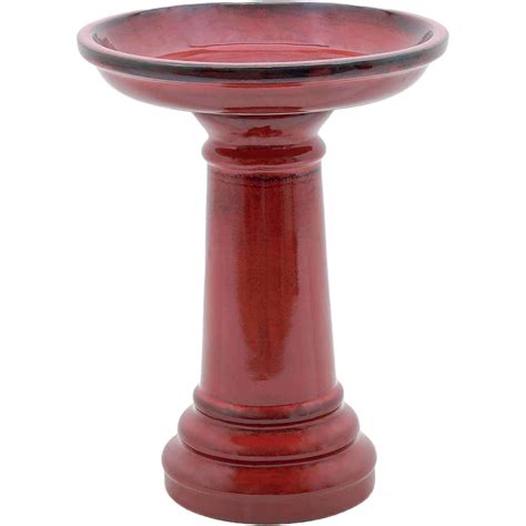 Gardeners Edge Bird Bath Mini Red Mitre