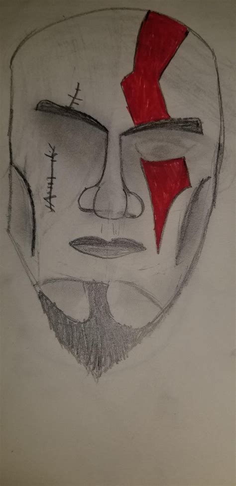 A young Kratos drawing I drew but never finished : r/VideoGameArt