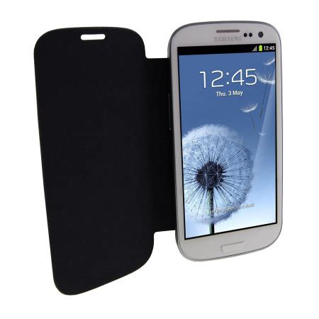 Genuine Samsung Galaxy S3 Flip Cover Chrome Blue EFC 1G6FBECSTD