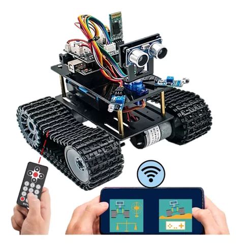 Robot Tanque Programable Kit Arduino Tutorial Codigo App Env O Gratis