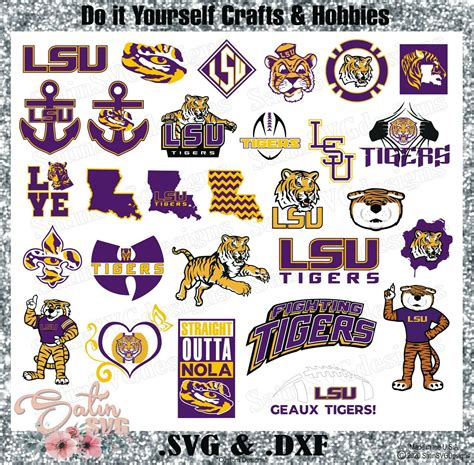 LSU Tigers Louisiana State University NEW Design SVG Files, Cricut ...