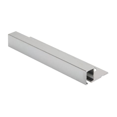 Genesis Polished Silver Square Edge Tile Trim Tdp M Buy Metal