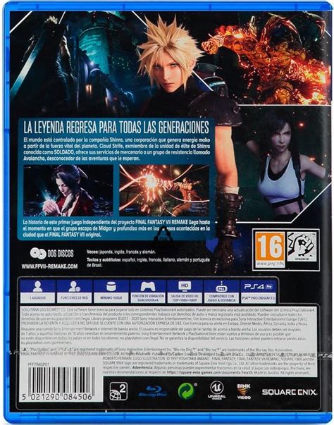 Koch Media Ps Final Fantasy Vii Remake Blauw Pal Games Bol