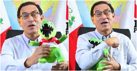 Mart N Vizcarra Lanza Lagartito Su Adorable Peluche Que Promete Ser