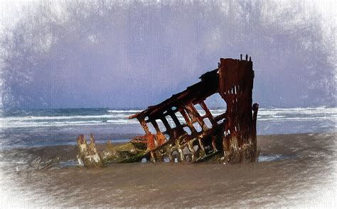 Shipwreck Peter Iredale Photograph by Deborah Grems