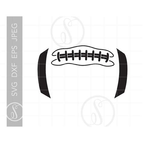 Football Laces SVG | Football Stitches Svg Clipart Download - Inspire ...