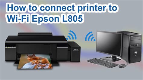 How To Connect Wi Fi To Printer Epson L805 YouTube