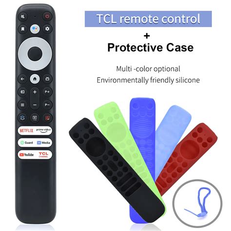 New Original Rc V Fmr Voice Remote Control W Silicone Case For Tcl