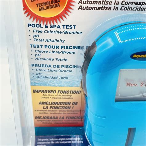 Aquachek Trutest Digital Pool Spa Test Strip Reader 2510400 25 Strips