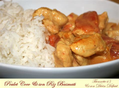 Poulet Coco Et Riz Basmati Photo De 2 Plats Les Recettes De