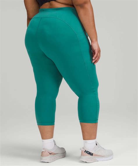 Lululemon Swift Speed High Rise Crop Teal Lagoon Lulu Fanatics