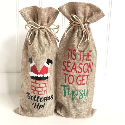 Our Favorite Christmas Wine Bottle Bags And Holders Aspiring Winos