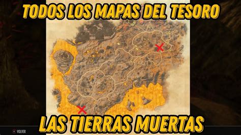 Todos Los Mapas Del Tesoro En Las Tierras Muertas The Elder Scrolls