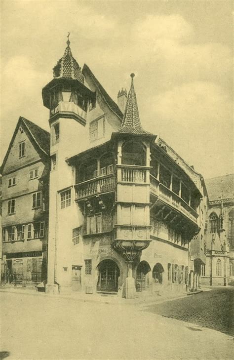 Colmar La Maison Pfister Iz Xvi Stolje A Colmar Cartorum