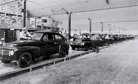 Volvo Assembly Line Sweden 1947 Volvo Fabrieken