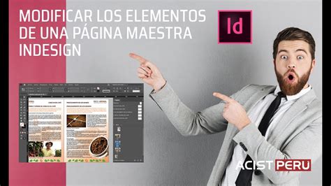 Cómo mover los elementos de una página maestra en Adobe Indesign YouTube