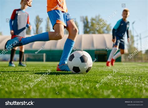 closeup boy kicking images stock   objects vectors