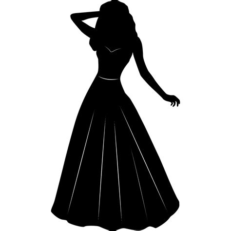 Dress Silhouette Clip Art