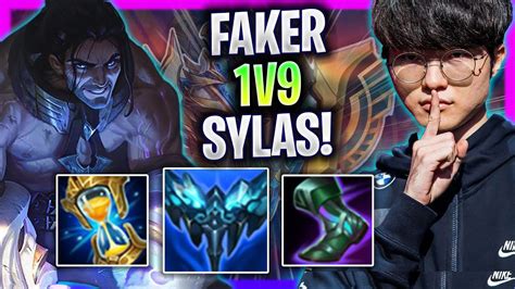 Faker Trying To Carry With Sylas Mid T Faker Plays Sylas Mid Vs