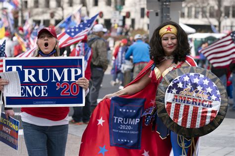 Trump Maga March Attendance Stop The Steal Crowd Photos