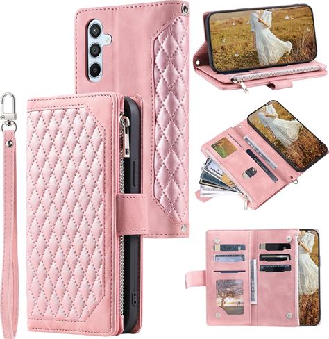 Qltypri Wallet Case For Samsung Galaxy A G Luxury Quilted Pu Leather