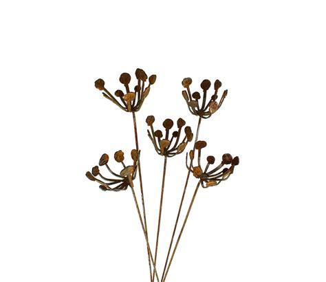 Metal Flowers Garden Decor, Metal Sculpture Set of 3, 5 or 10 Garden ...