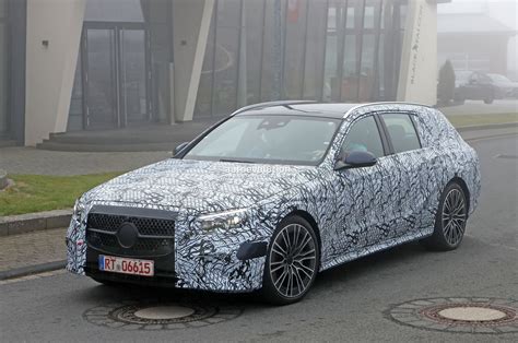 2024 Mercedes Benz E Class Estate Spied With Plug In Hybrid Power And