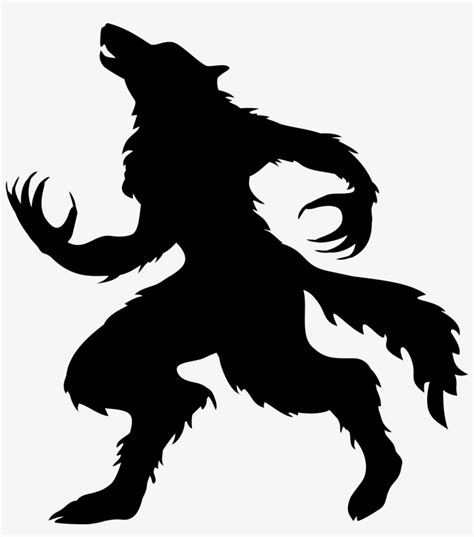 Halloween Werewolf Silhouette Png Clip Art Image Free Transparent PNG