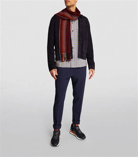 Paul Smith Cashmere Artist Stripe Scarf Harrods Us