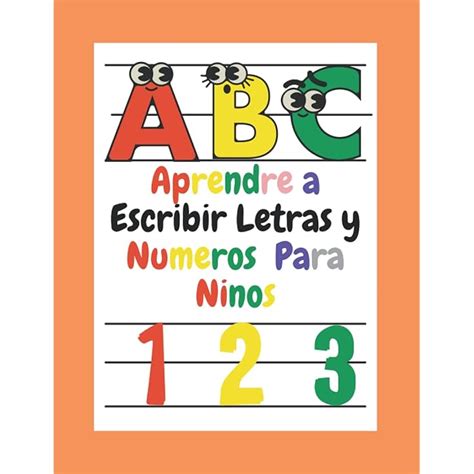 Buy Aprender A Escribir Letras Y Números Para Niños Libro De Actividades Preescolar En Español