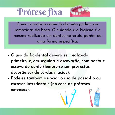 HIGIENIZAÇÃO DA PRÓTESE DENTÁRIA Prótese